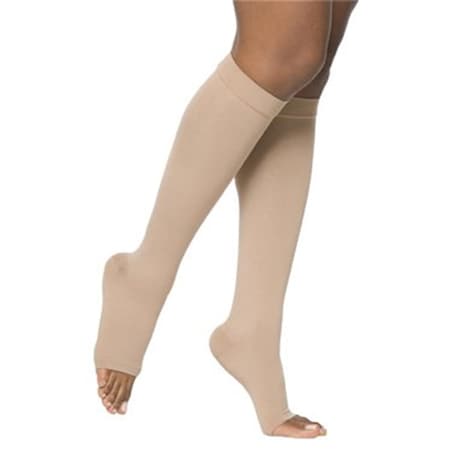 Select Comfort 863CSLO66-S 30-40 MmHg Open Toe With Grip Top Calf- Small- Long - Crispa